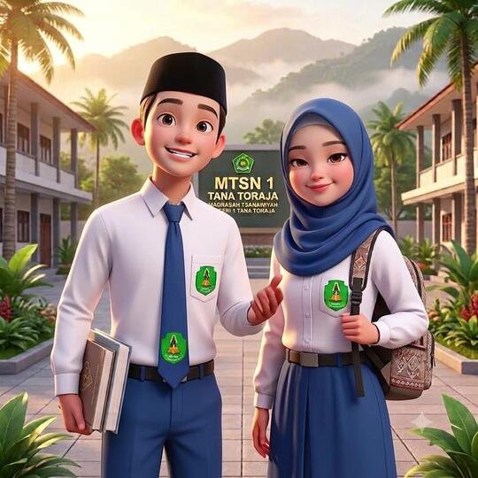 Poster Video ucapan selamat datang MTsN 1 Tana Toraja